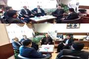 مدیر کل دامپزشکی خراسان شمالی با فرماندار شهرستان شیروان دیدار نمود