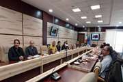 جلسه طرح همزمانی مایه کوبی تب برفکی دام سبک و سنگین در دامپزشکی خراسان شمالی