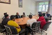 برگزاری جلسه با همکاران مراکز مایه کوبی در شهرستان بجنورد