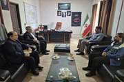 دیدار مدیر کل دامپزشکی خراسان شمالی با فرماندار شهرستان راز و جرگلان در محل فرمانداری شهرستان