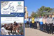 میزبانی عشایر مرتع گنجدان شهرستان اسفراین از جهادگران دامپزشکی خراسان شمالی 