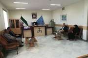 دیدار رئیس شبکه دامپزشکی گرمه با رئیس دادگستری و دادستان شهرستان 