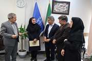 حضور و دیدار مدیرکل ورزش و جوانان و هیات همراه با داور بین المللی فوتسال شاغل در اداره کل دامپزشکی خراسان شمالی