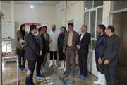 بازدید معاون عمرانی فرماندار به همراه رئیس شبکه دامپزشکی و دستگاه های نظارتی از کشتارگاه سنتی شهرداری راز