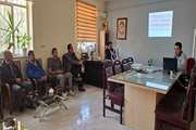 برگزاری جلسه آموزشی جهت دهیاران بخش مرکزی در خصوص بیماریهای دامی به ویژه تب برفکی و آنفلوانزای فوق حاد پرندگان در محل شبکه دامپزشکی شهرستان سملقان