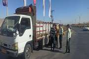 برگزاری گشت مشترک  قرنطینه ای جاده ای توسط رییس شبکه دامپزشکی سملقان با همکاری نیروی انتظامی در شهرستان 