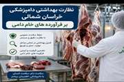 کشف و ضبط بیش از ۶۸ تُن فرآورده خام دامی غیربهداشتی در خراسان شمالی / تشکیل ۳۲ پرونده تخلف