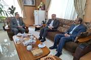 دیدار نوروزی مدیر کل دامپزشکی خراسان شمالی با رییس سازمان جهاد کشاورزی استان