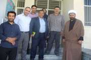 بازدید مسئول دفتر نماینده ولی فقیه اداره کل دامپزشکی خراسان شمالی از کشتارگاه دام اسفراین