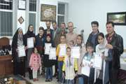 تجلیل از دانش آموزان برتر کارکنان شبکه دامپزشکی اسفراین 