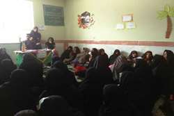 کلاس آموزشی بهداشتی دامپزشکی بجنورد برای زنان روستای علی گل 