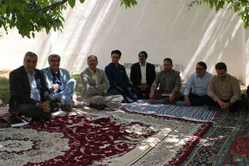 جلسه شورای مدیران اداره کل دامپزشکی خراسان شمالی در روستای شورقلعه