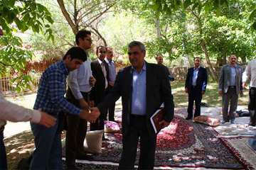 جلسه شورای مدیران اداره کل دامپزشکی خراسان شمالی در روستای شورقلعه