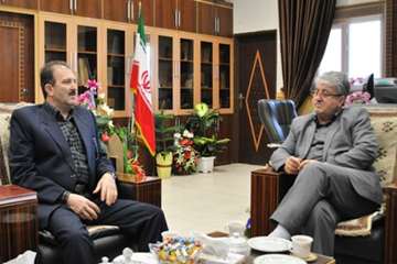 دیدار مدیرکل دامپزشکی استان با فرماندار بجنورد