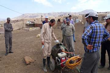 بازدید و خدمات رسانی به مناطق محروم شهرستان گرمه در خراسان شمالی