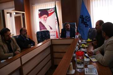 دیدار مدیران کل دامپزشکی و صداوسیمای خراسان شمالی- شهریور95