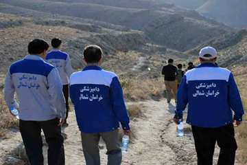 کوهپیمایی دامپزشکی خراسان شمالی به مناسبت 14مهر