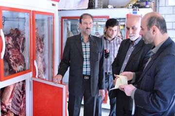 بازدید مدیران کل دامپزشکی و تعزیرات حکومتی از مراکز عرضه بجنورد