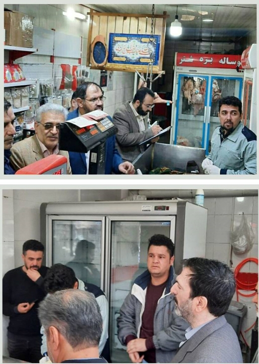 برگزاری گشت مشترک ویژه نوروز و ماه رمضان 1403 در راستای اجرای طرح تشدید نظارت بهداشتی دامپزشکی به اتفاق معاونت هماهنگی امور اقتصادی استانداری، ریاست سازمان جهاد کشاورزی، مدیر کل صمت، تعزیرات حکومتی استان خراسان شمالی  