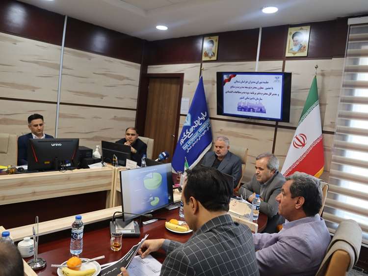 حضور معاون توسعه مدیریت و منابع و مدیر کل دفتر برنامه، بودجه و مطالعات اقتصادی سازمان دامپزشکی کشور در دامپزشکی خراسان شمالی